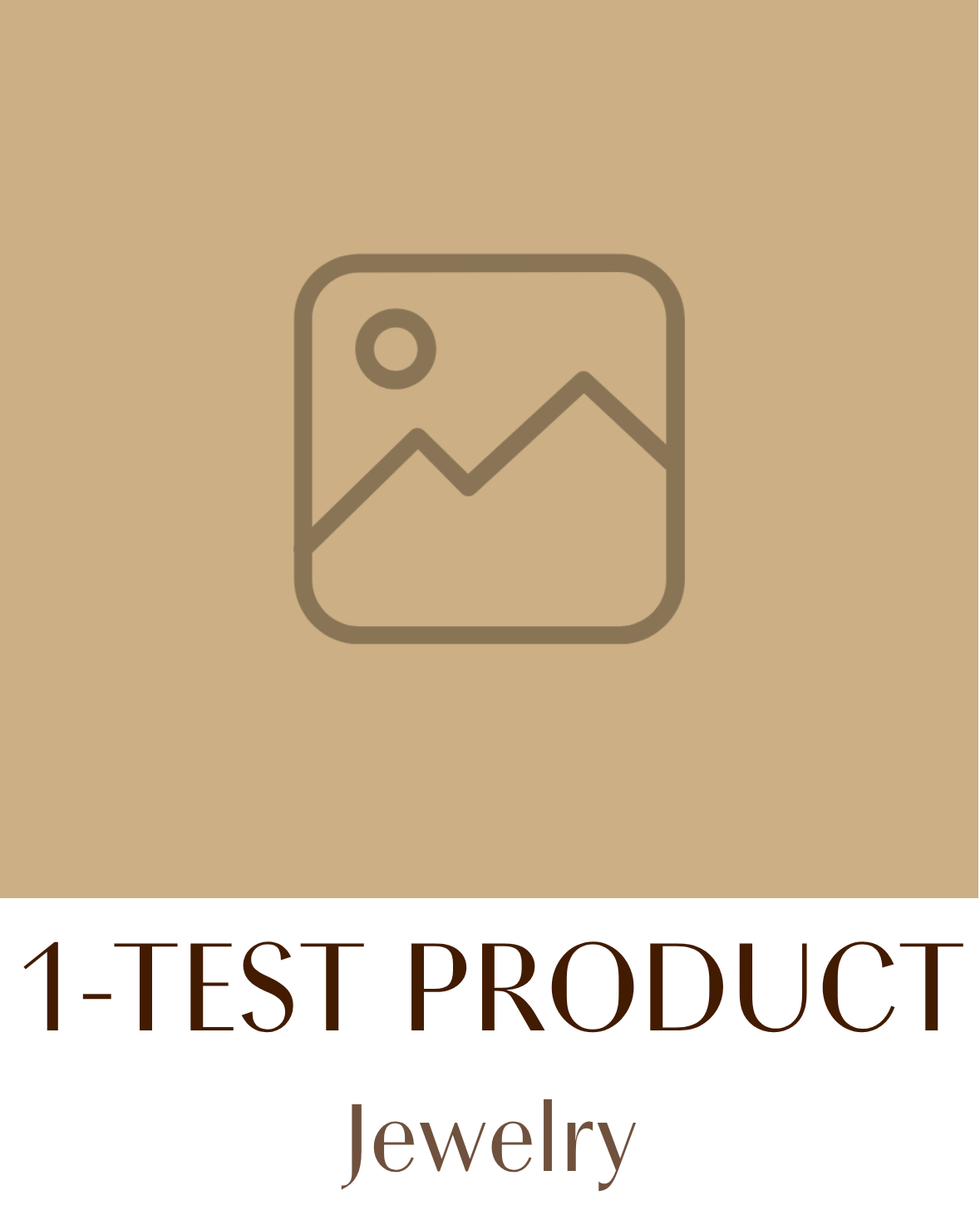 1-Test Product (Jewelry)