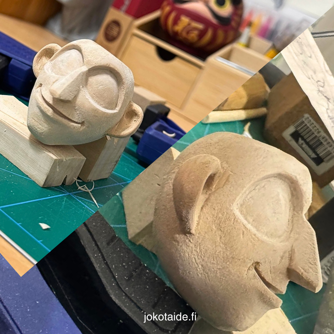 Traditional Hand-Carved Wooden Puppet
